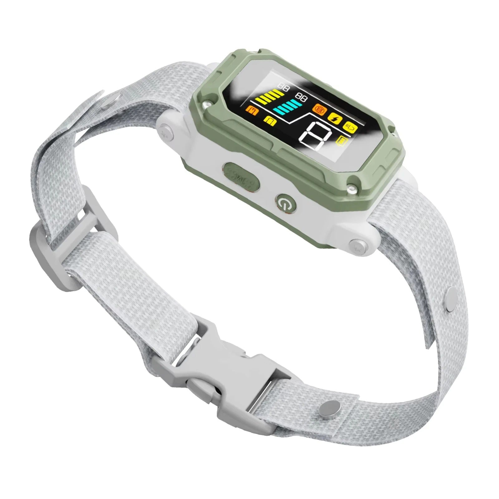 Collier anti aboiement petit gros chien modes bip vibration forte détection intelligente des aboiement avec IA étanche IP67