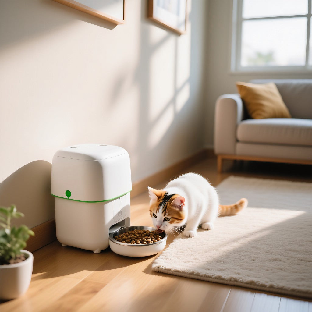Distributeur de croquette pour chat automatique 2L contrôle App WiFi  2.4GHz/5GHz