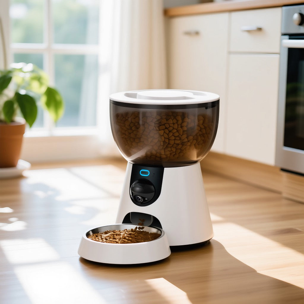 Distributeur de croquette pour chat automatique intelligent 4L caméra HD 1080p contrôle App