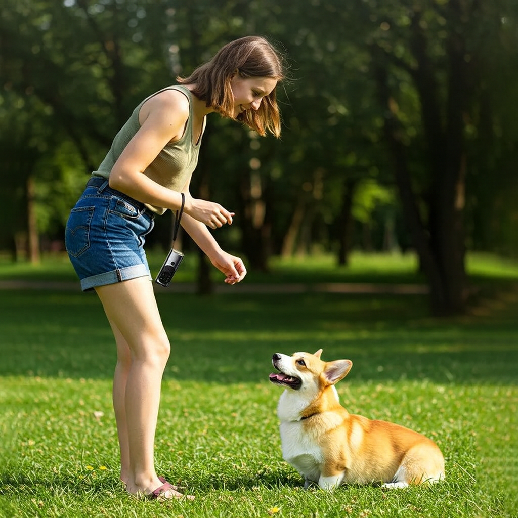 Anti aboiement chien, dressage avec télécommande 10m dispositif de dressage ultrason puissant