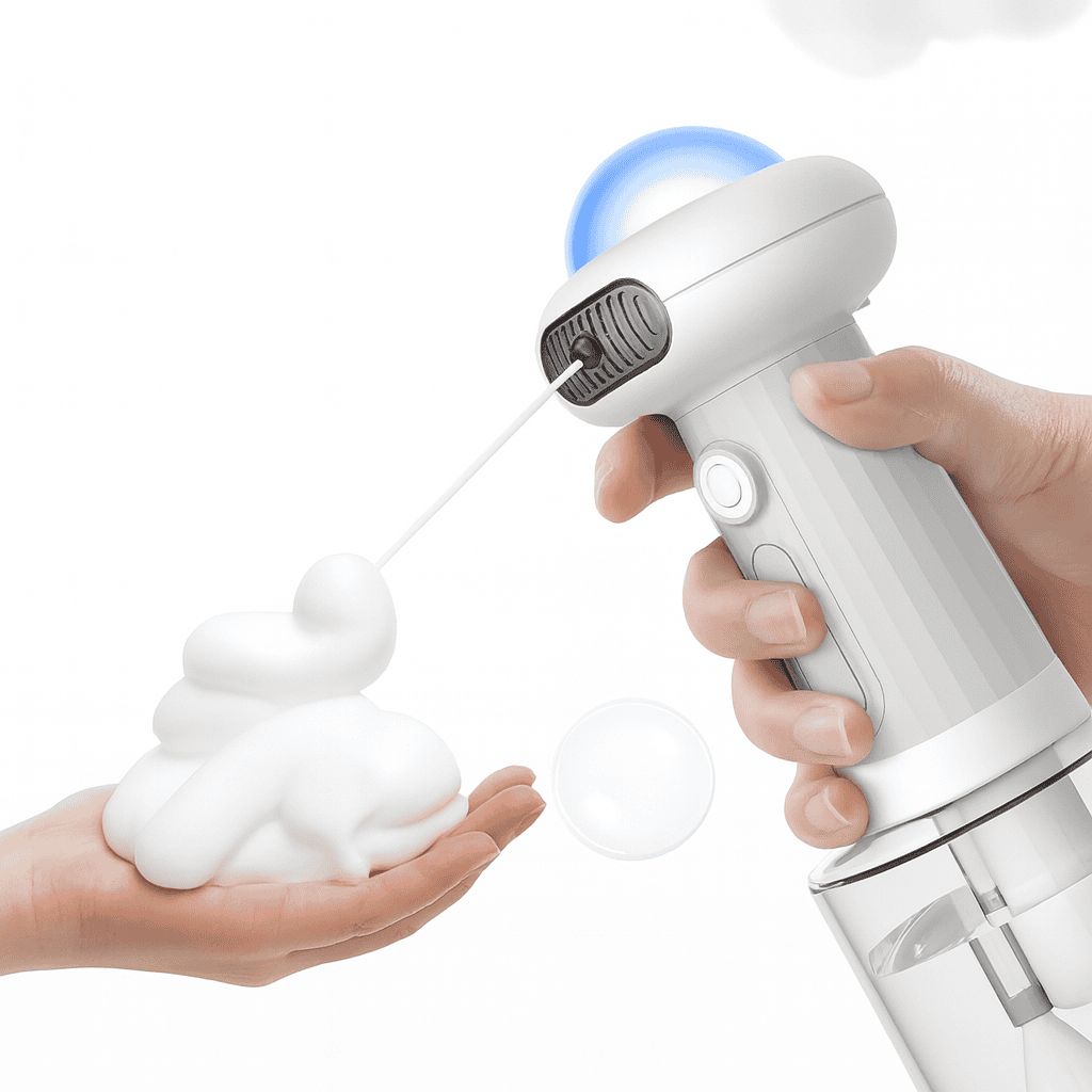 Distributeur de savon Automatique chien chat, pulvérisateur de Mousse Rechargeable étanche 400 ml