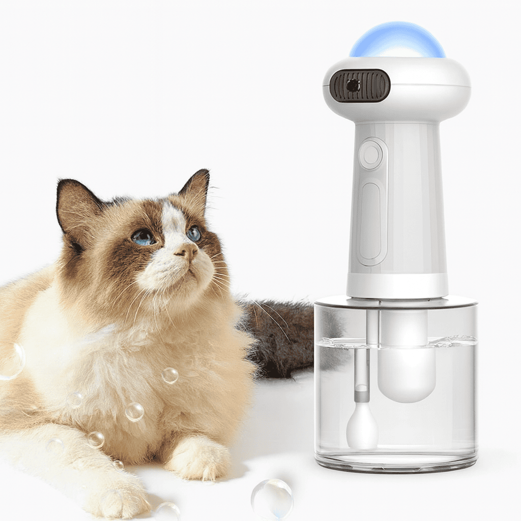 Distributeur de savon Automatique chien chat, pulvérisateur de Mousse Rechargeable étanche 400 ml